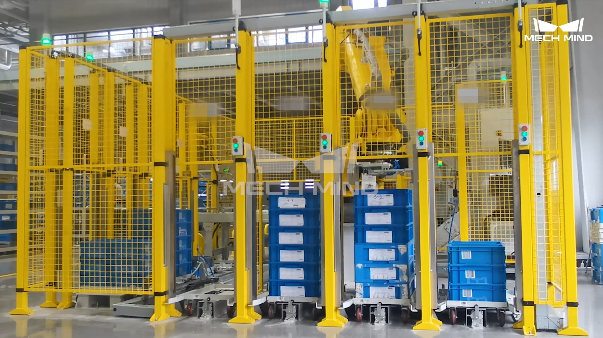 某大型自動化公司-3D視覺引導周轉箱拆垛