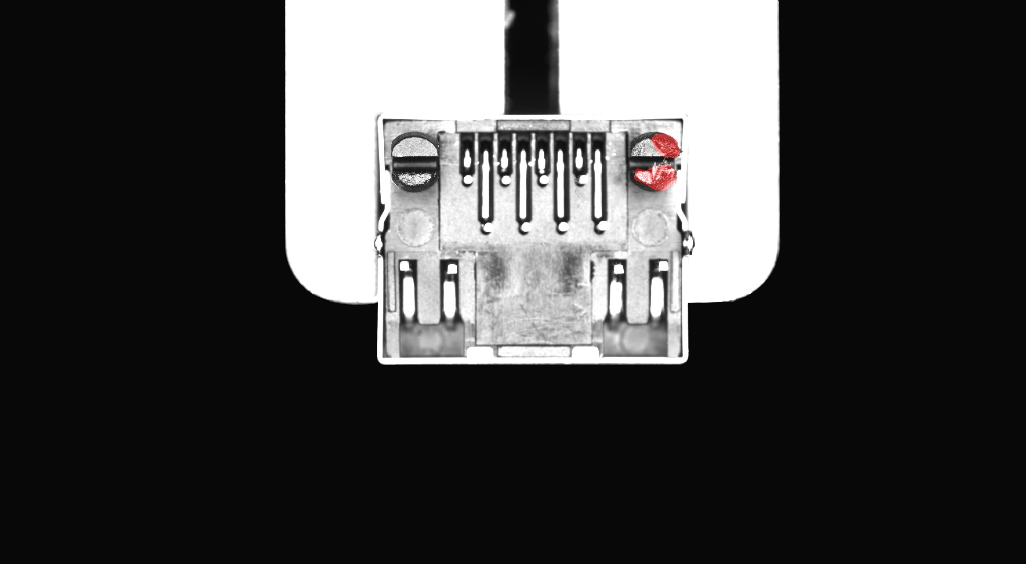 RJ45接插件缺陷檢測 | 國內(nèi)某大型消費(fèi)電子廠商