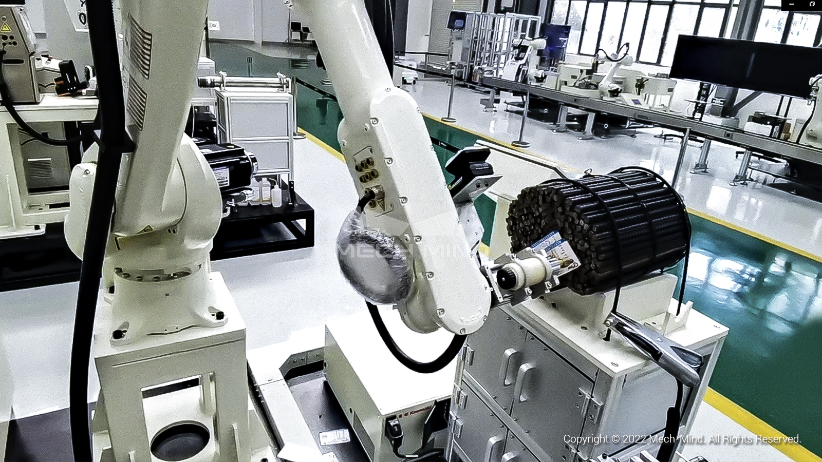 AI視覺引導捆鋼筋端面打標計數(shù)| 某大型鋼鐵制造廠