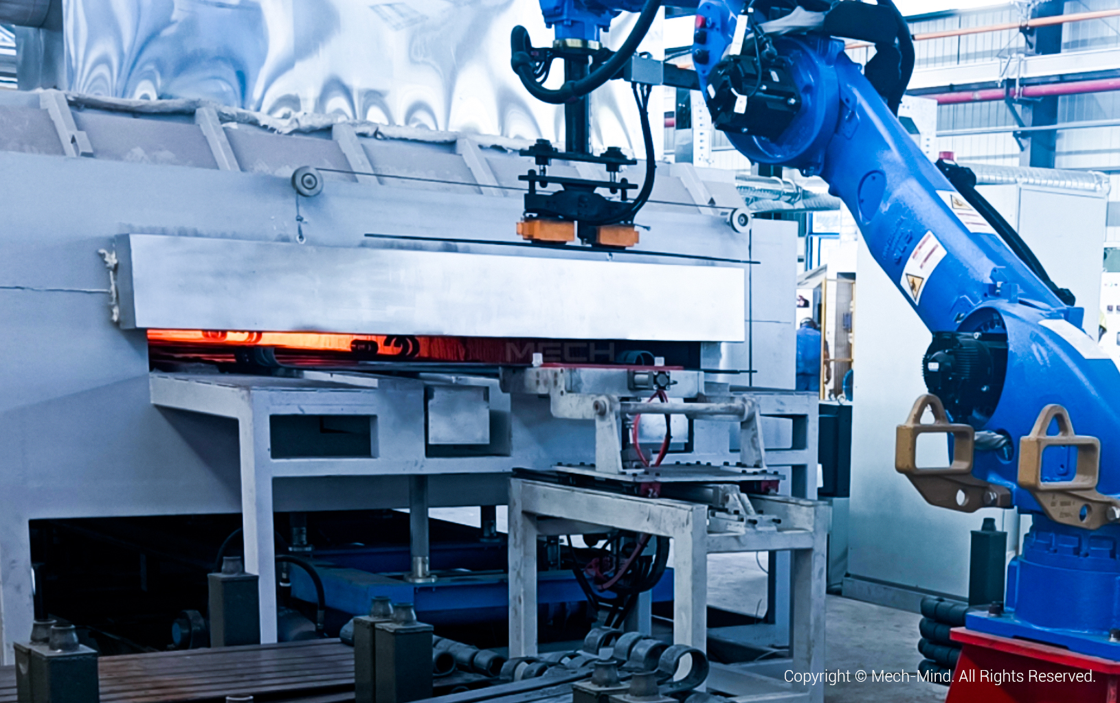 應用案例分享 | 3D視覺引導板簧熱處理上下料 應用案例分享 | 3D視覺引導板簧熱處理上下料